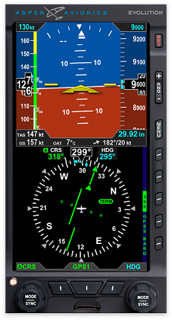 Evolution E5 Dual Electronic Flight Instrument