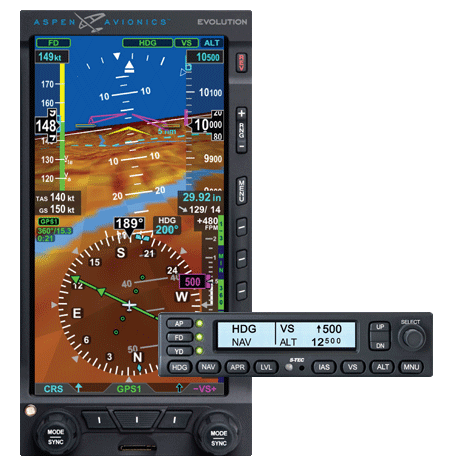 Evolution Pro MAX and the Genesys S-TEC 3100 Autopilot