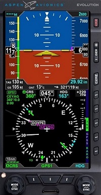 EVOLUTION 1000 VFR PFD